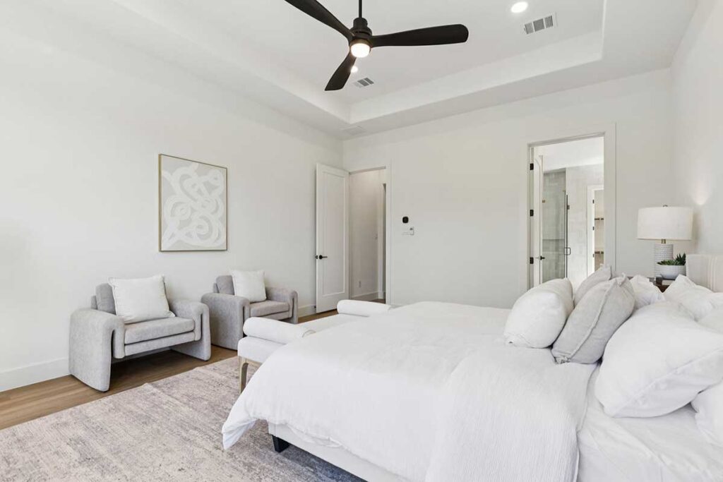 Bedrooms, Utility Rooms, + Offices